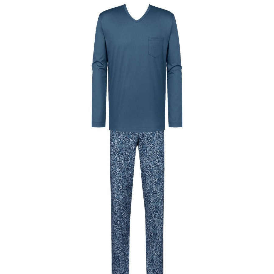 Homme Mey Pyjama Homme | Pyjama Homme En Coton New Denim