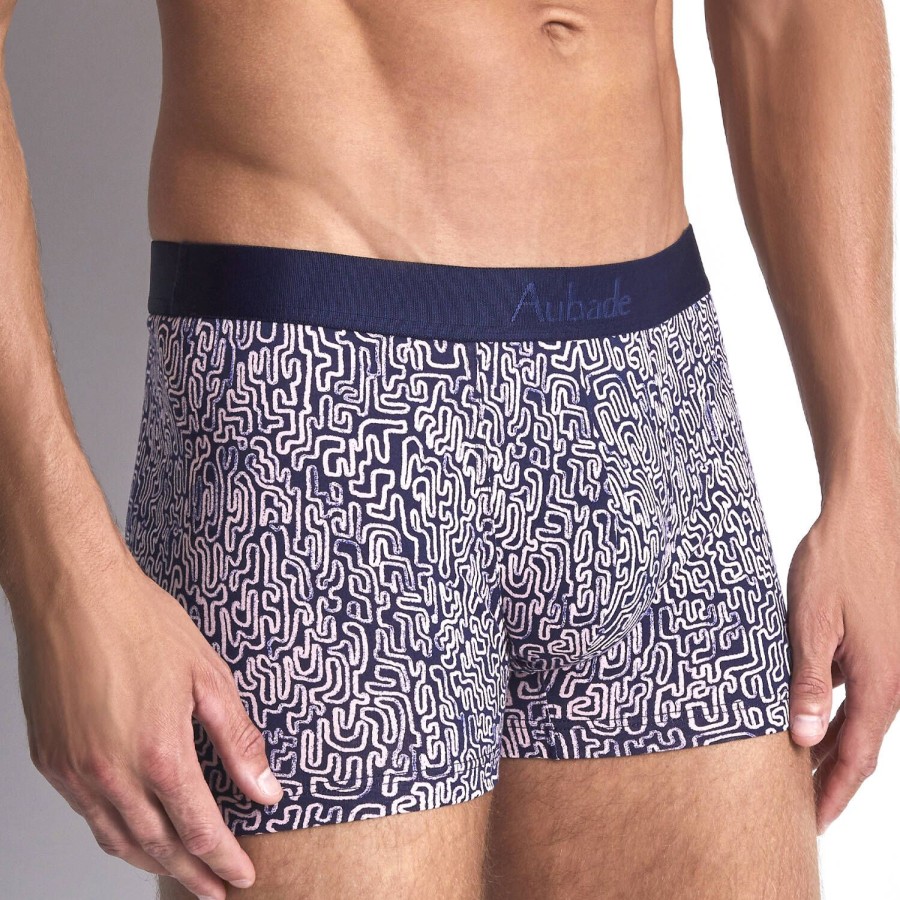 Homme Aubade Boxer Homme | Boxer Homme En Coton Et Modal New Cactus