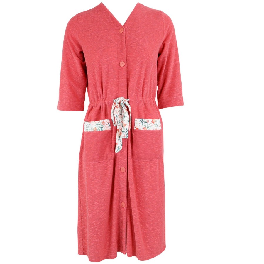 Lingerie De Nuit Canat | Robe De Chambre Hibiscus