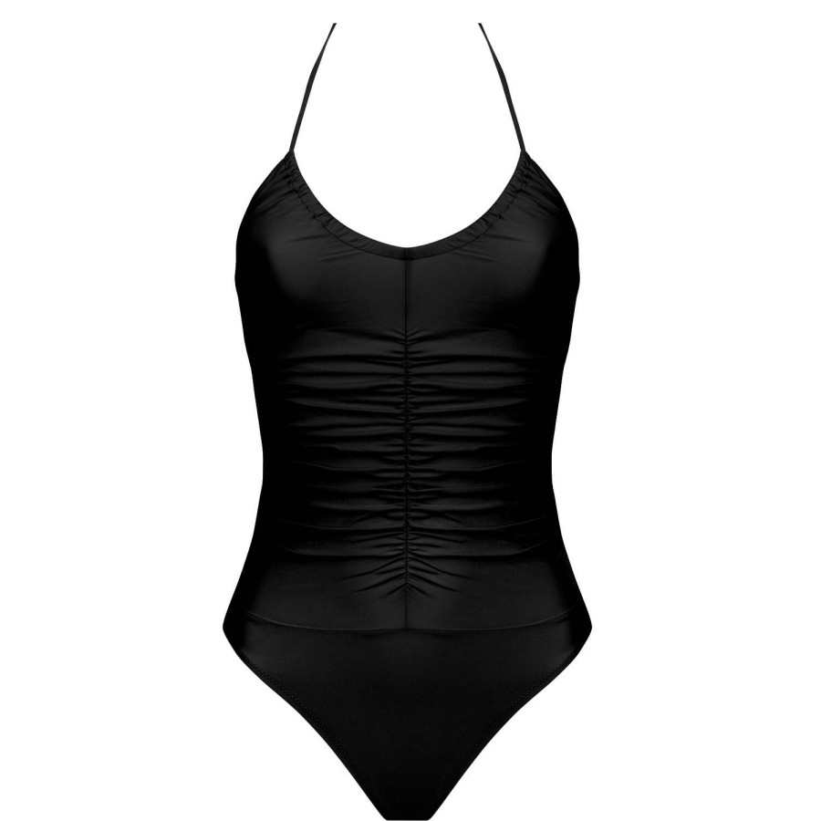 Maillots De Bain Antigel Autres Formes | Maillot De Bain 1 Piece Sans Armatures Noir