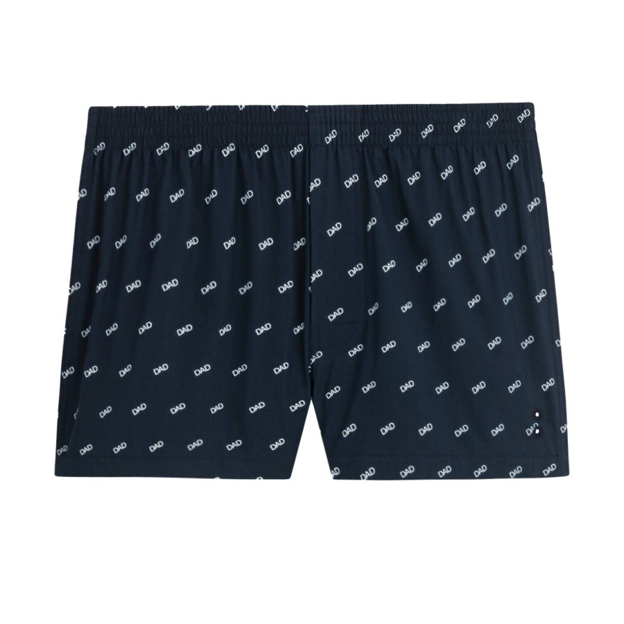 Homme Ron Dorff Calecon Homme | Calecon Imprime Dad Homme En Coton Navy