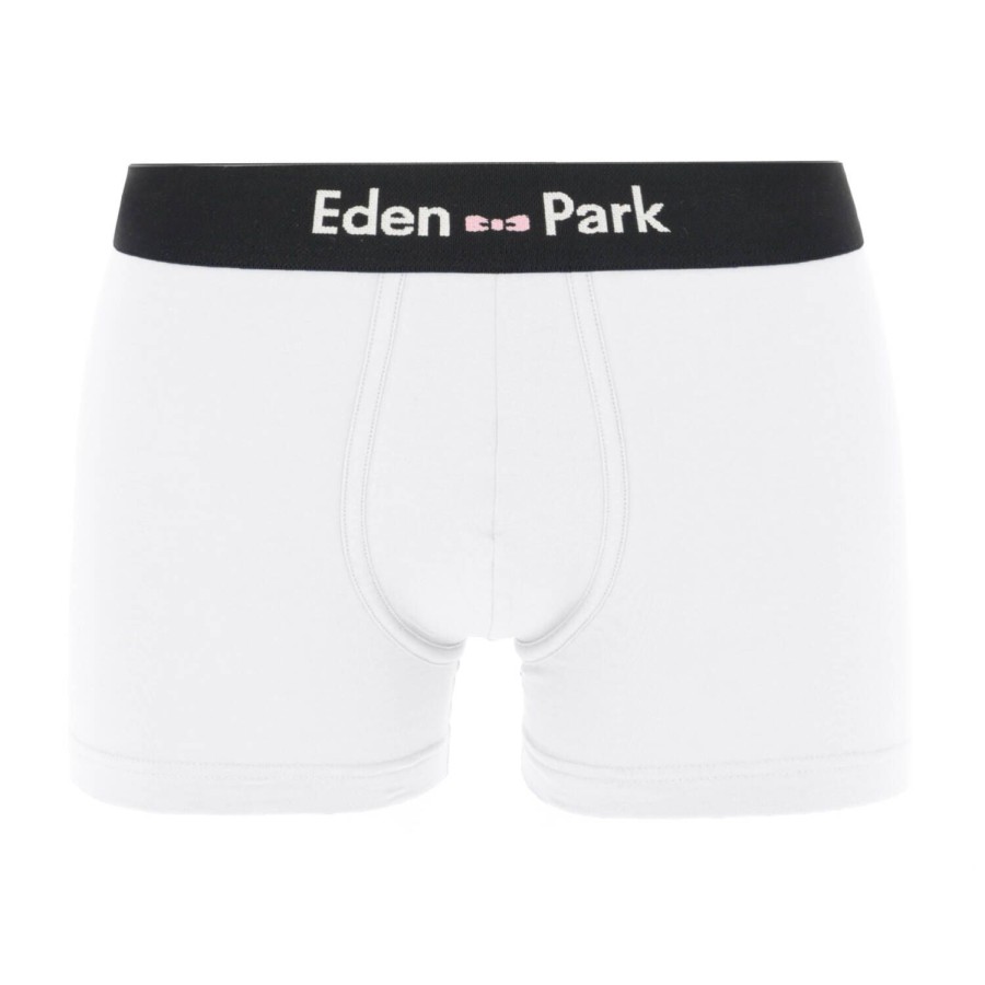 Homme Eden Park Boxer Homme | Boxer Homme En Coton Blanc