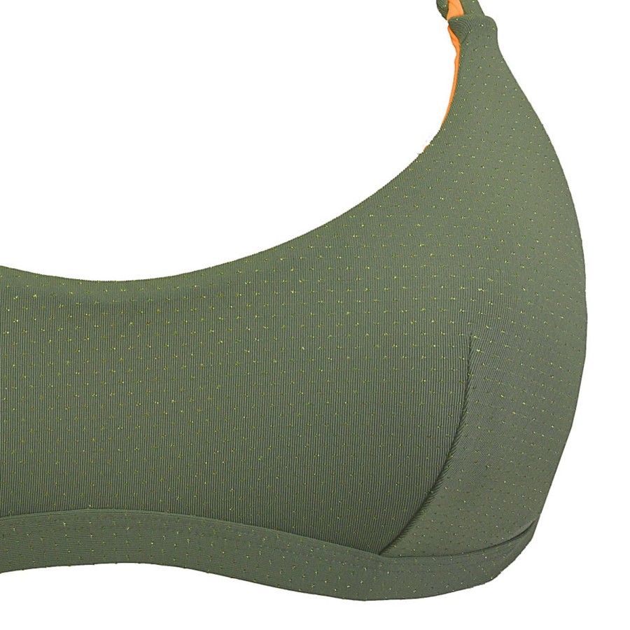 Maillots De Bain Verdissima Brassiere | Haut De Maillot De Bain Brassiere Vert Militaire