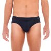 Homme HOM Slip Homme | Slip Avec Ouverture Ho1 Homme Navy