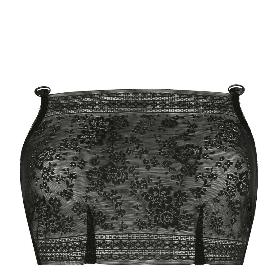 Soutiens-Gorge Anita | Bandeau Fleur En Dentelle Noir