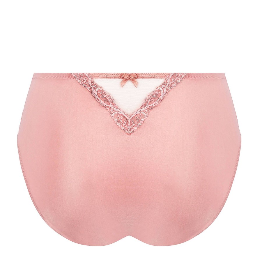 Culottes Lise Charmel | Culotte Haute En Soie Splendeur Rose