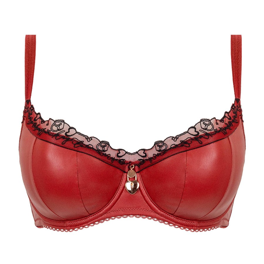 Soutiens-Gorge Scantilly | Soutien-Gorge Corbeille Coques Rouge