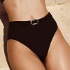 Maillots De Bain Livia Culotte Haute | Bas De Maillot De Bain Culotte Haute Ishia Noir