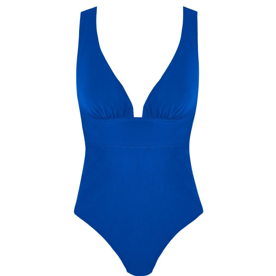 Maillots De Bain Pain de Sucre Autres Formes | Maillot De Bain 1 Piece Decollete Capri Sans Armatures Ocean