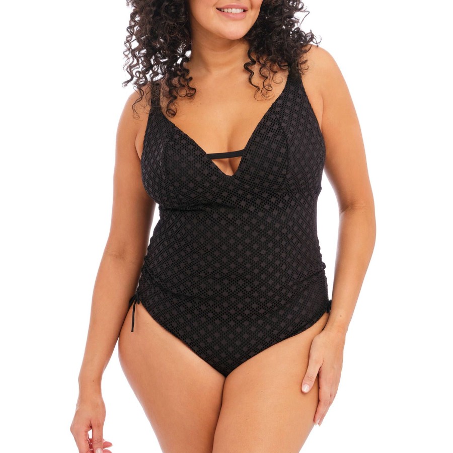 Maillots De Bain Elomi Autres Formes | Maillot De Bain 1 Piece Sans Armatures Black