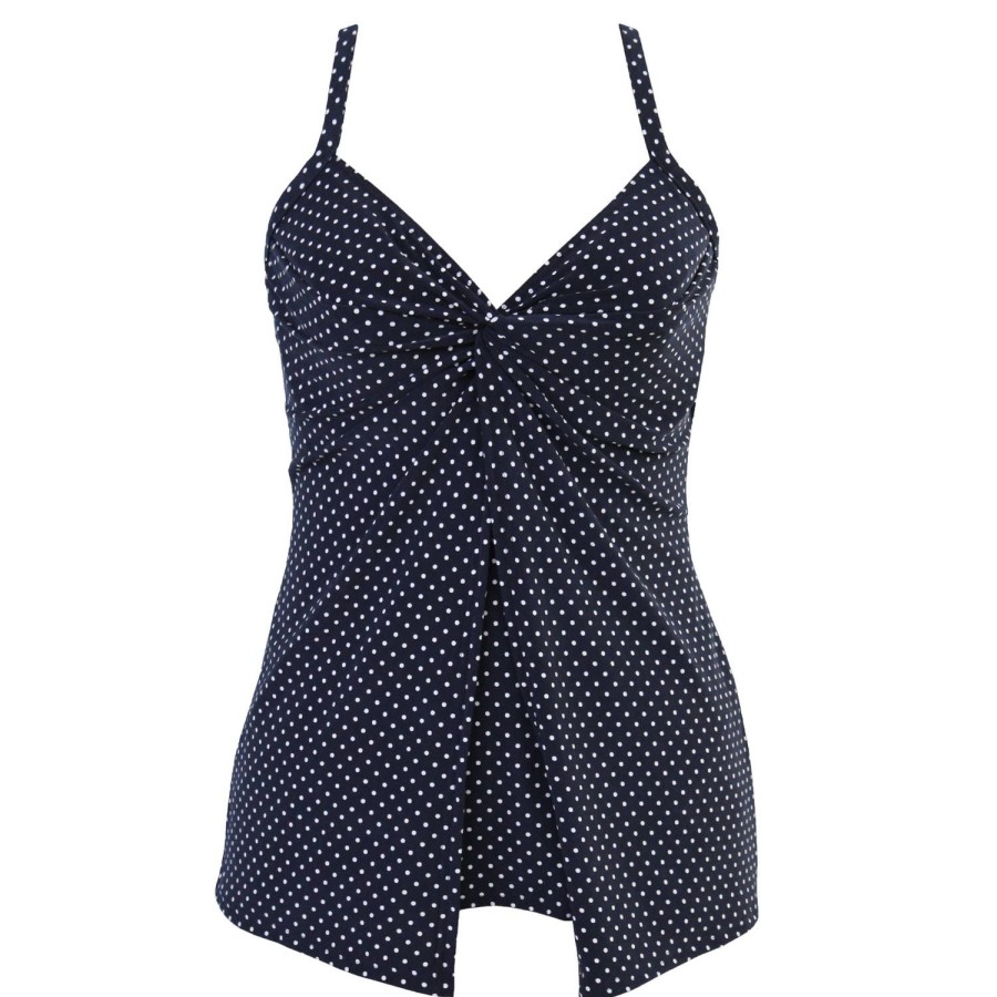 Maillots De Bain Miraclesuit Tankini | Haut De Maillot De Bain Tankini Love Knot Armatures Midnight