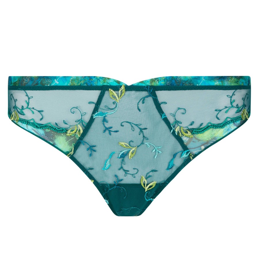 Culottes Lise Charmel | String Floral Aqua