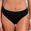 Maillots De Bain Empreinte Culotte Haute | Bas De Maillot De Bain Culotte Haute Noir