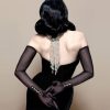 Lingerie Dita Von Teese | Gants Longs The Valentina Noir