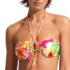 Maillots De Bain Seafolly Bandeau | Haut De Maillot De Bain Bandeau Armatures Fuchsia Rose