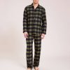 Homme Laurence Tavernier Pyjama Homme | Pyjama Homme En Coton Kaki