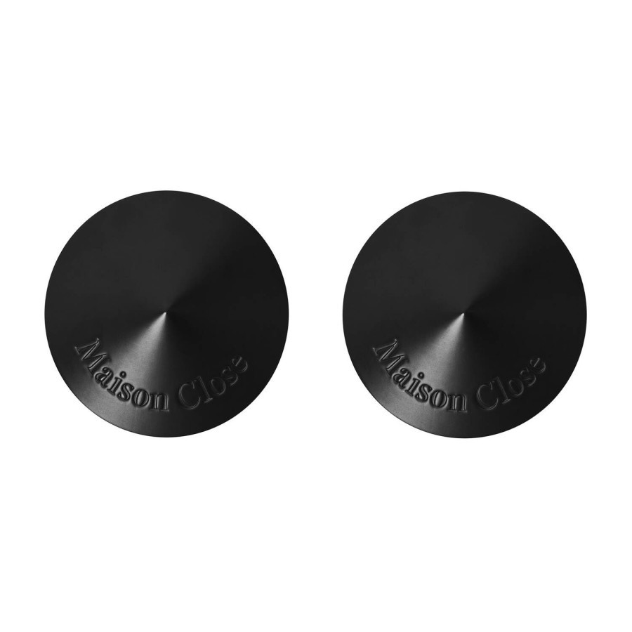 Lingerie Maison Close | Nippies Metal Noir Mat