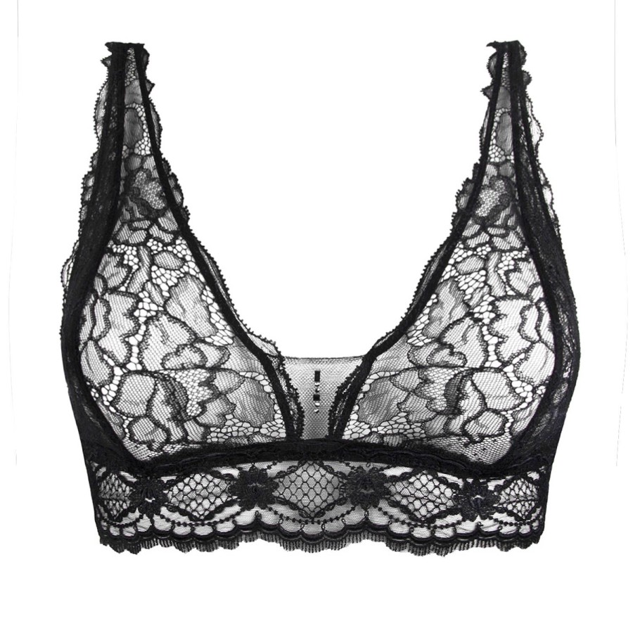 Soutiens-Gorge Lise Charmel | Soutien-Gorge Triangle Sans Armatures En Dentelle Noir