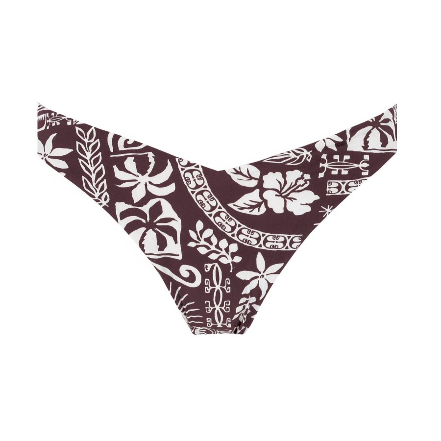 Maillots De Bain Banana Moon Bresilien / Tanga | Bas De Maillot De Bain Tanga Kaya Chocolat