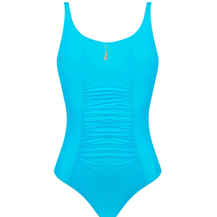 Maillots De Bain Antigel Nageur | Maillot De Bain 1 Piece Nageur Armatures Turquoise