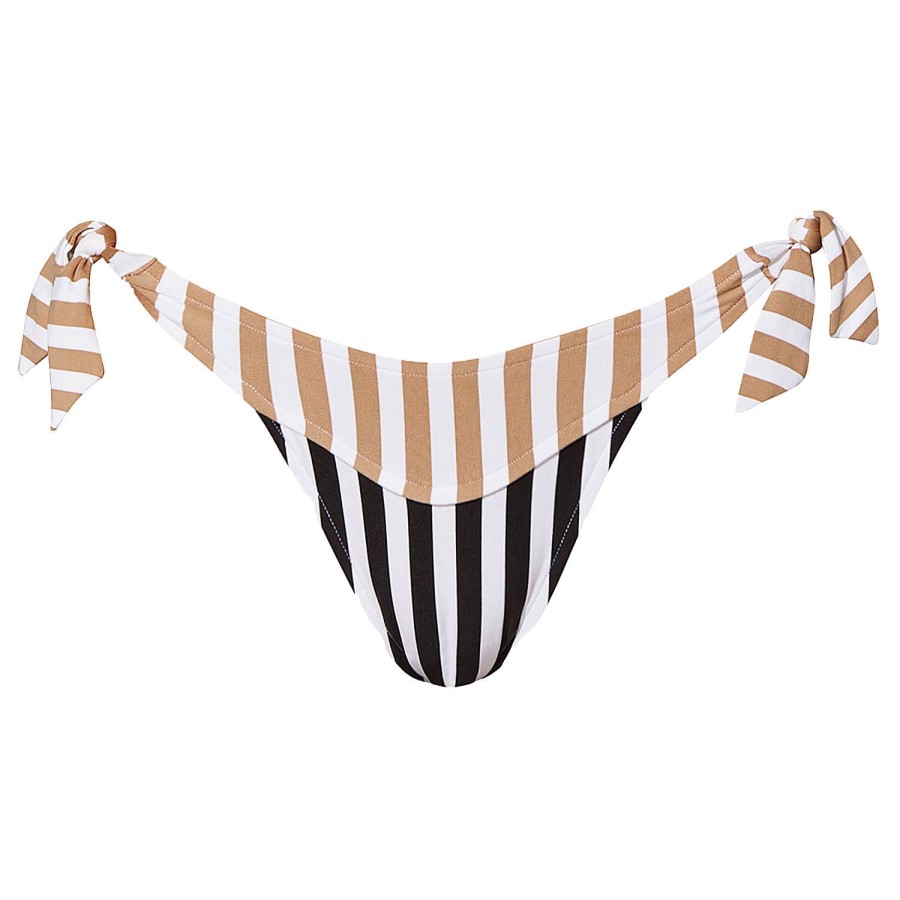 Maillots De Bain Andres Sarda Bresilien / Tanga | Bas De Maillot De Bain Slip Ficelles Sand