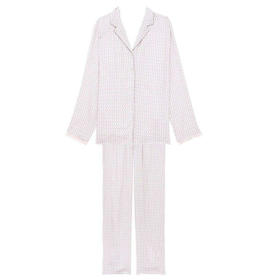 Lingerie De Nuit Le Chat | Pyjama Boutonne Multico