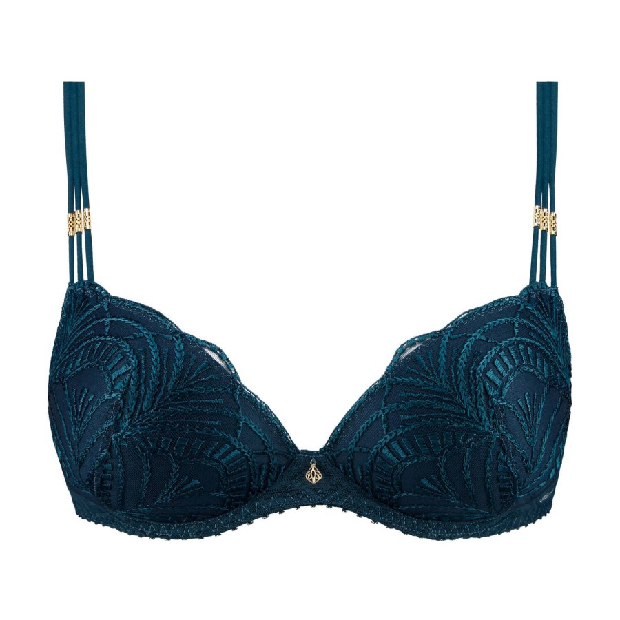 Soutiens-Gorge Aubade | Soutien-Gorge Push-Up Dark Cyan