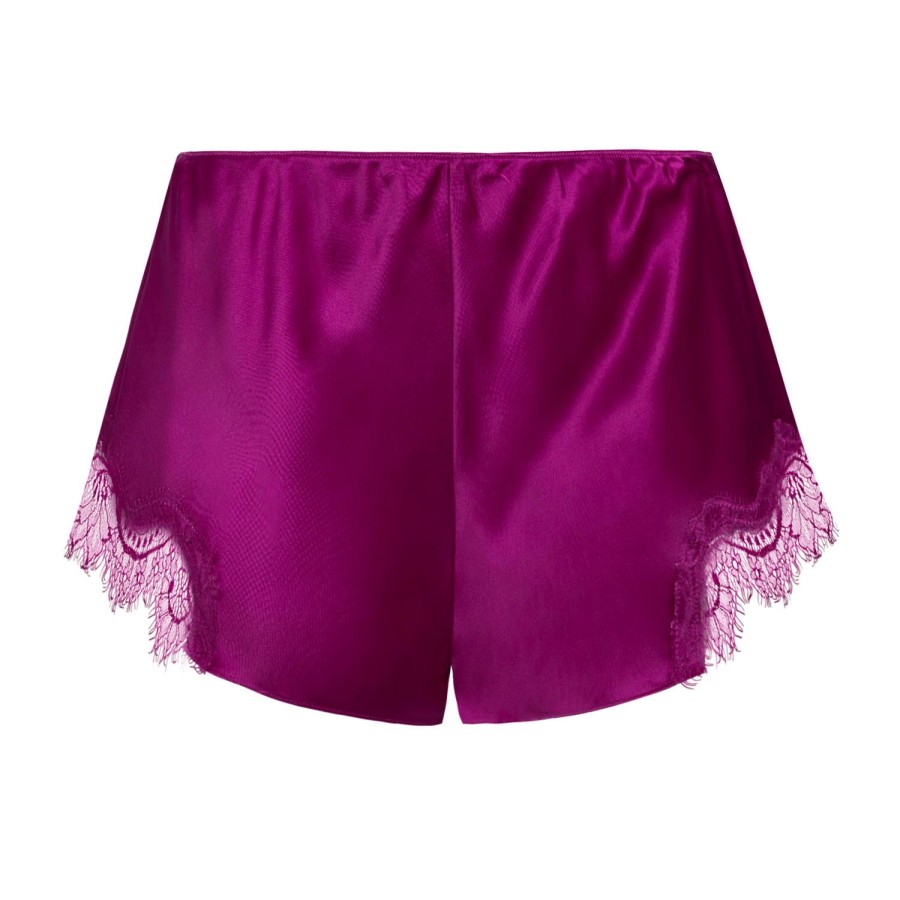 Lingerie De Nuit Sainted Sisters | Short En Soie Magenta