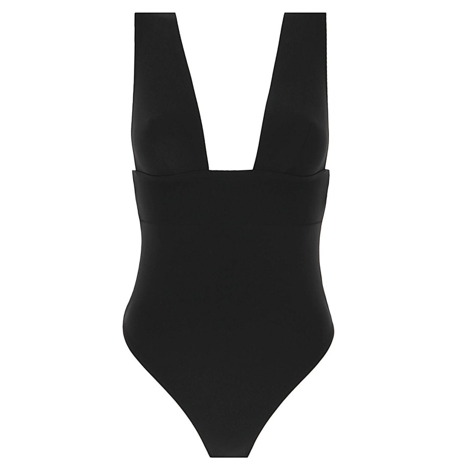 Maillots De Bain LIVY Sexy / Trikini | Maillot De Bain 1 Piece Decollete Sans Armatures Noir