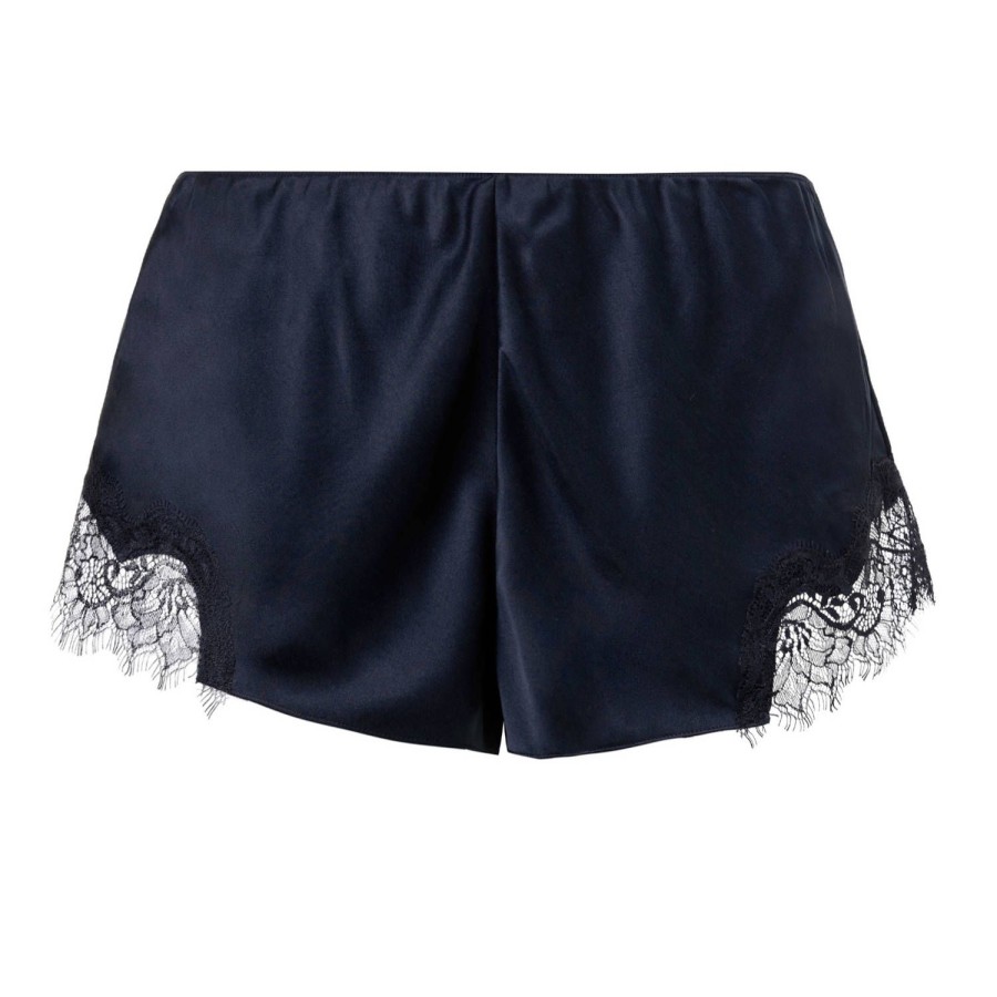 Lingerie De Nuit Sainted Sisters | Short En Soie Navy Blue