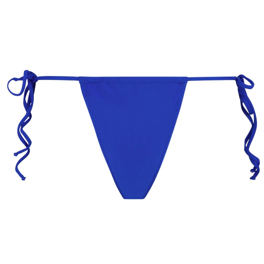 Maillots De Bain Antigel Bresilien / Tanga | Bas De Maillot De Bain String Coulissant Mer Electric