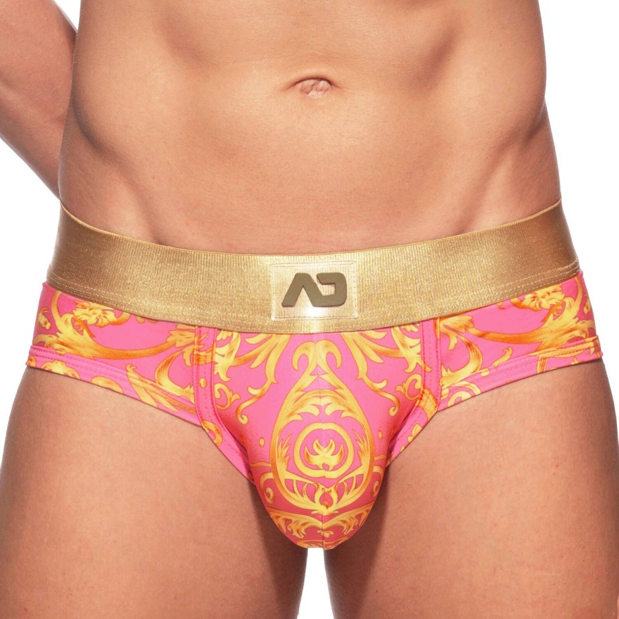 Homme Addicted Slip Homme | Slip Homme Golden Pink