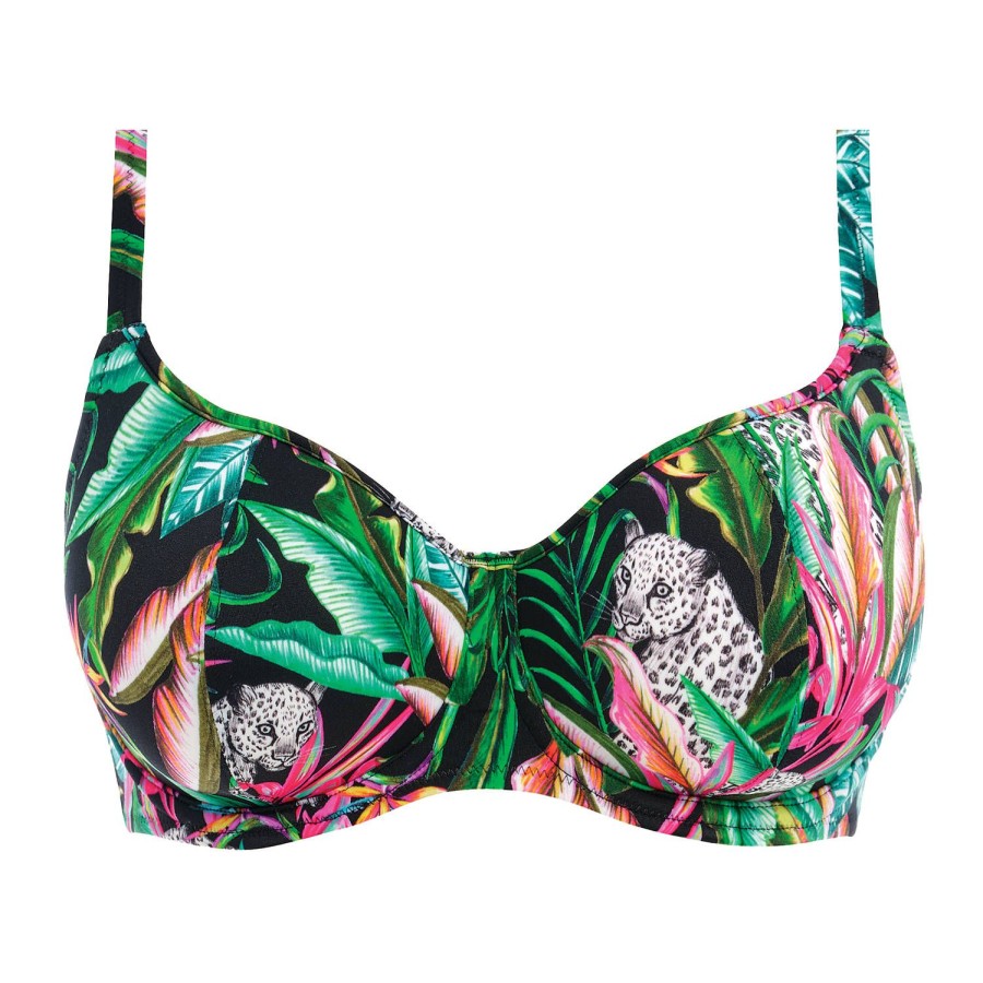 Maillots De Bain Freya Coques | Haut De Maillot De Bain Coques Jungle