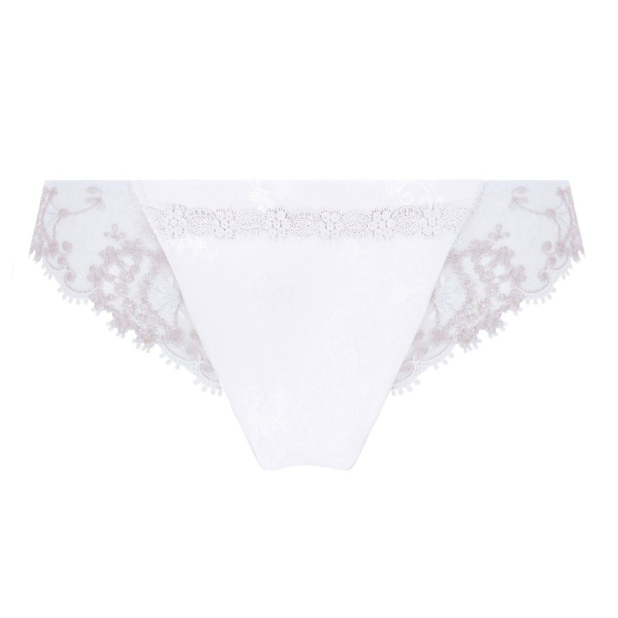 Culottes Simone Pérèle | Slip Blanc Cristal