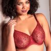 Soutiens-Gorge Empreinte | Soutien-Gorge Moule En Dentelle Rubis