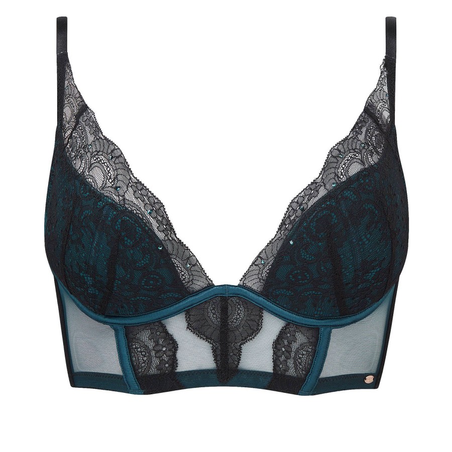 Soutiens-Gorge Gossard | Soutien-Gorge Bustier Black Teal