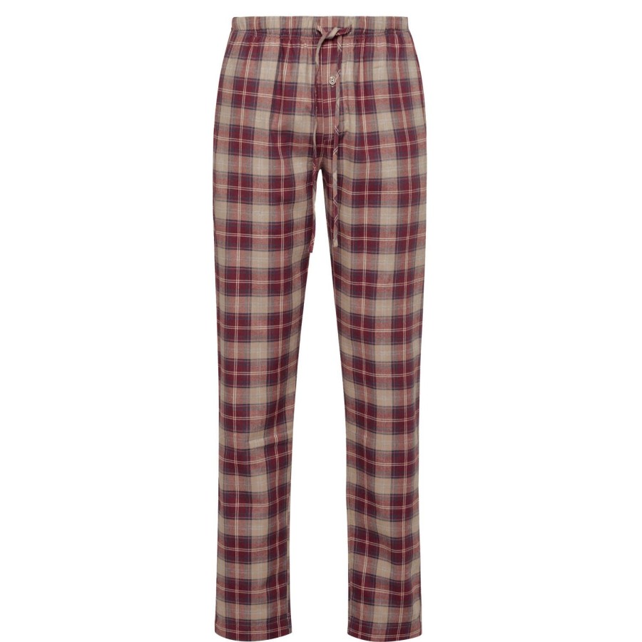 Homme Hanro Ensemble De Detente Homme | Pantalon Homme En Coton Homey Check