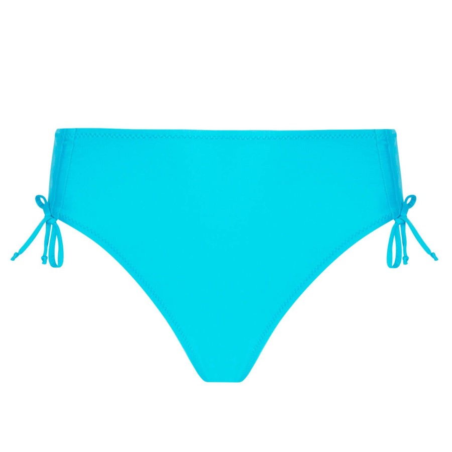 Maillots De Bain Antigel Culotte Et Slip | Bas De Maillot De Bain Slip Coulissant Turquoise