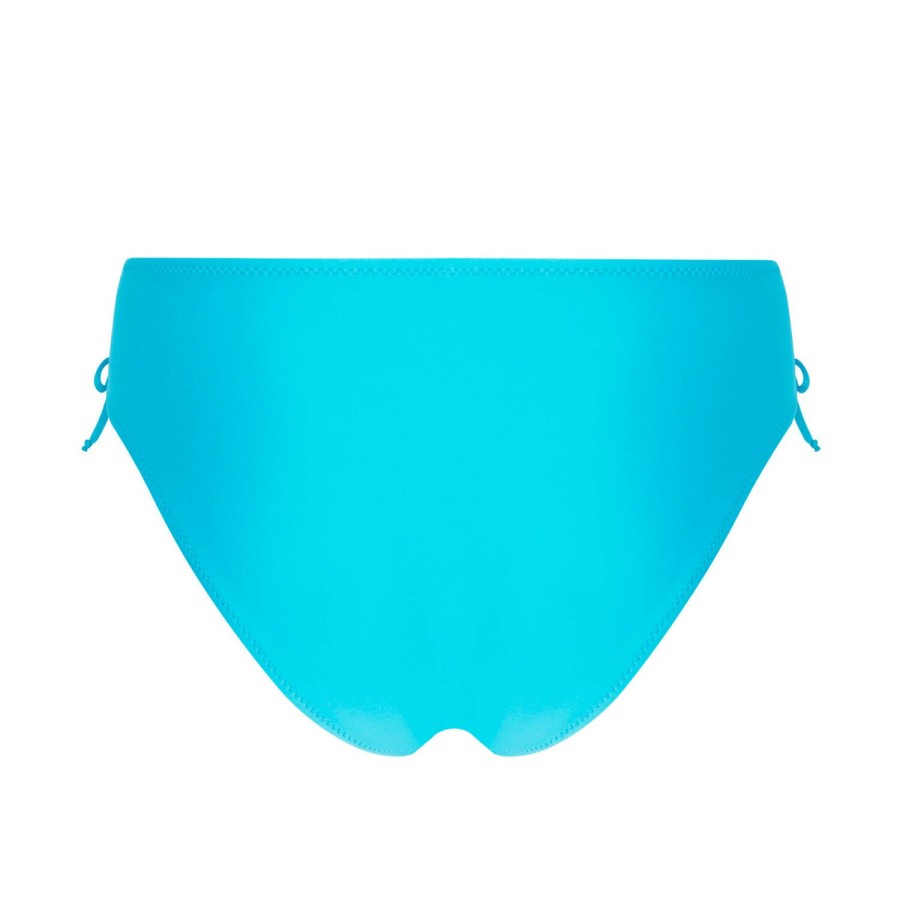 Maillots De Bain Antigel Culotte Et Slip | Bas De Maillot De Bain Slip Coulissant Turquoise