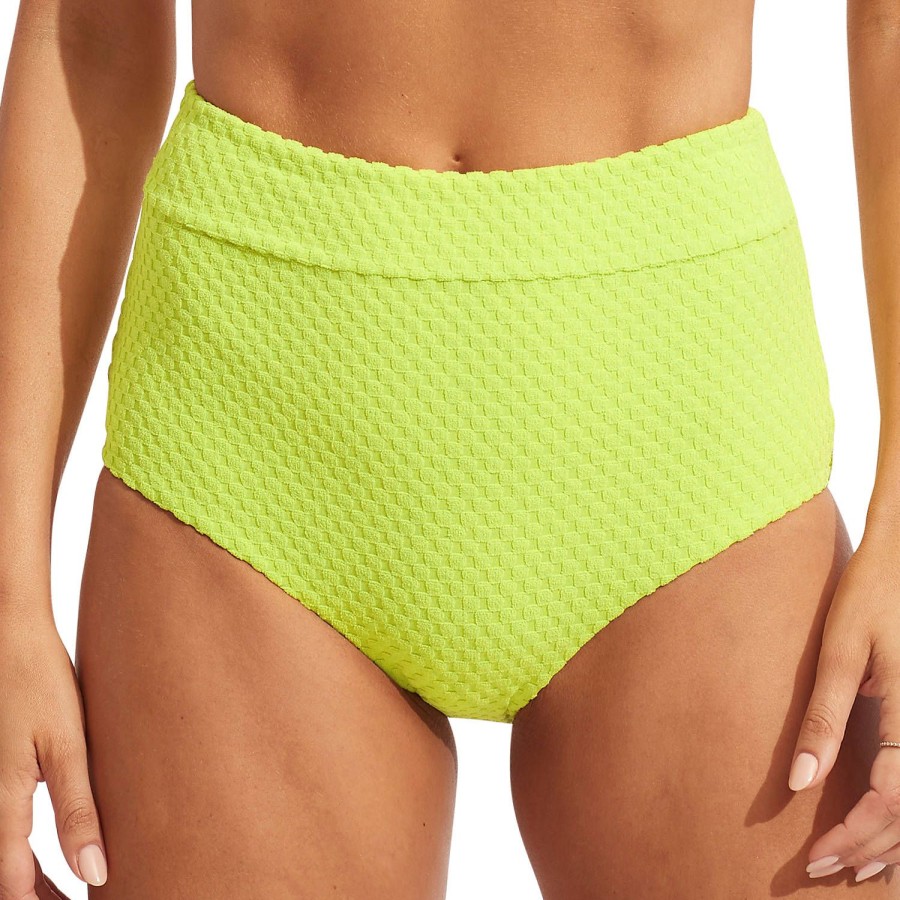 Maillots De Bain Seafolly Culotte Haute | Bas De Maillot De Bain Culotte Haute Wild Lime