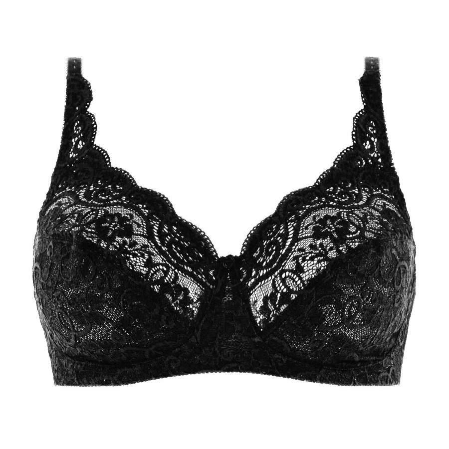 Soutiens-Gorge Triumph | Soutien-Gorge Sans Armatures En Dentelle Noir