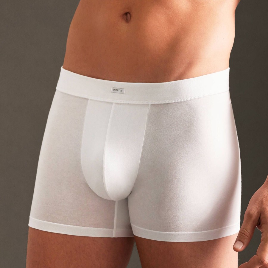 Homme Impetus Boxer Homme | Boxer Homme En Coton Blanc