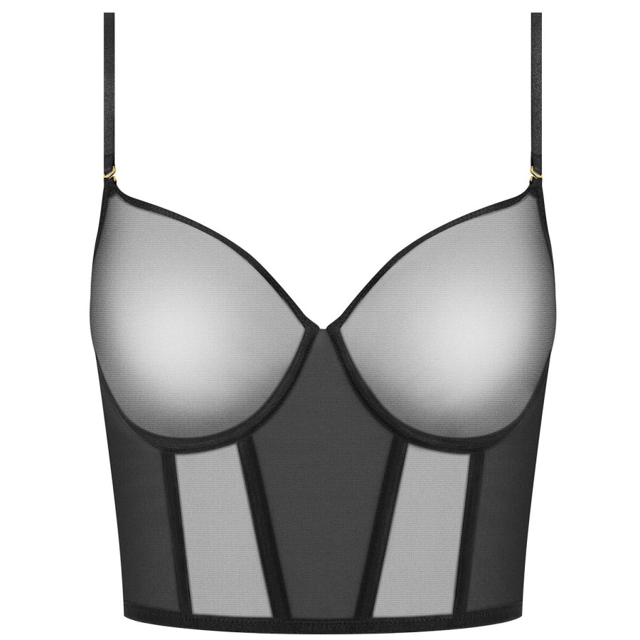 Soutiens-Gorge Maison Close | Soutien-Gorge Bustier Dahlia Noir