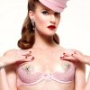 Soutiens-Gorge Dita Von Teese | Soutien-Gorge Ouvert En Dentelle Cameo Pink