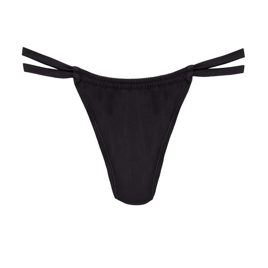 Maillots De Bain Pain de Sucre Bresilien / Tanga | Bas De Maillot De Bain Tanga Pona Noir