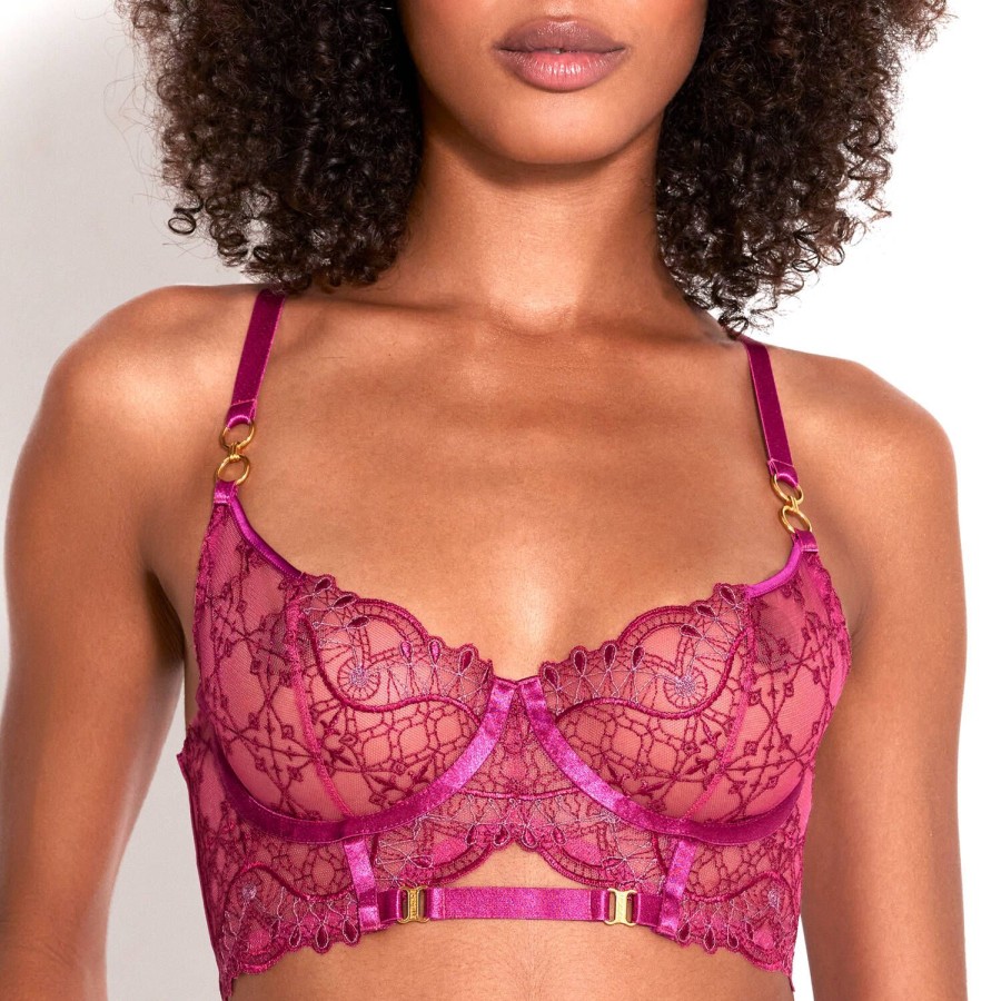 Soutiens-Gorge Bordelle | Soutien-Gorge Bustier Magenta