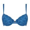 Soutiens-Gorge Antigel | Soutien-Gorge Coques En Dentelle Stricto Cobalt