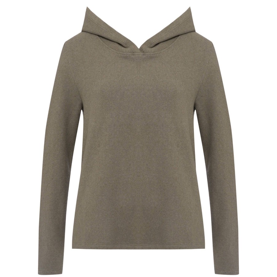 Lingerie De Nuit Hanro | Sweat En Coton Mocha Stone