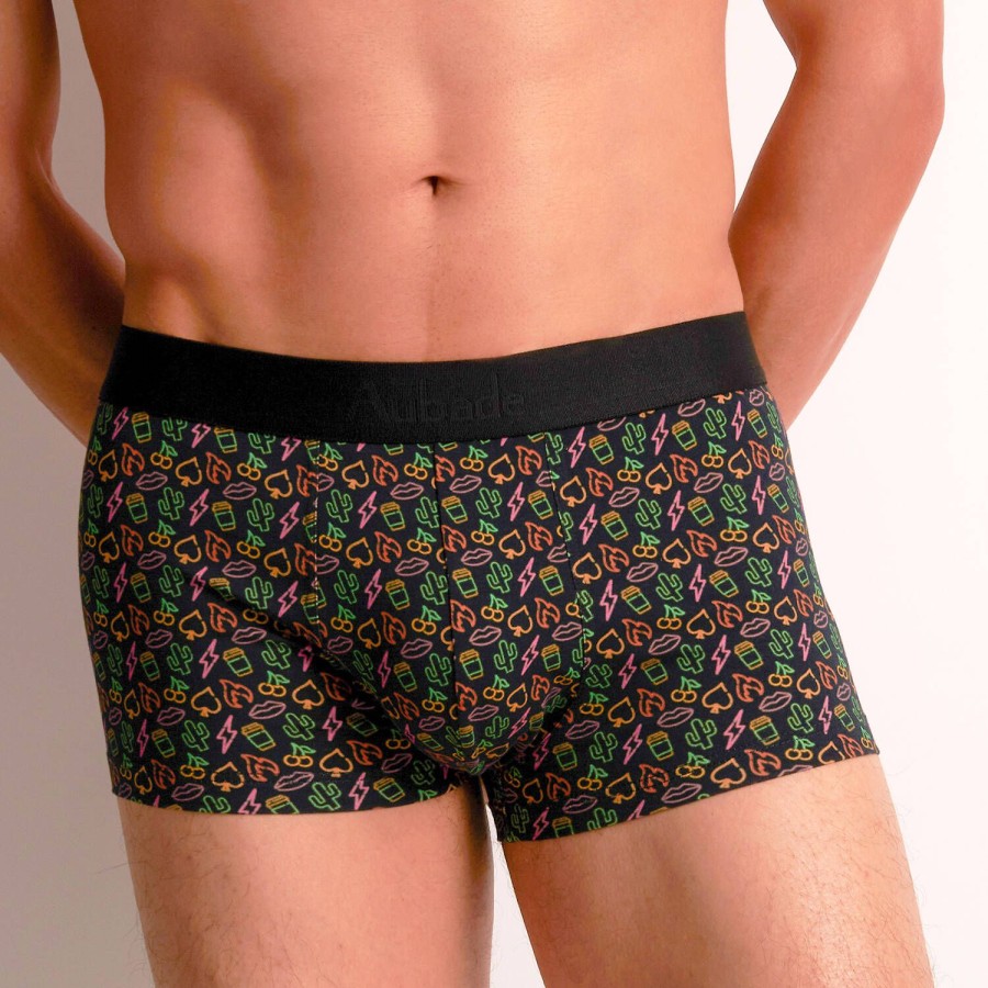 Homme Aubade Boxer Homme | Boxer Court Homme Neon Light