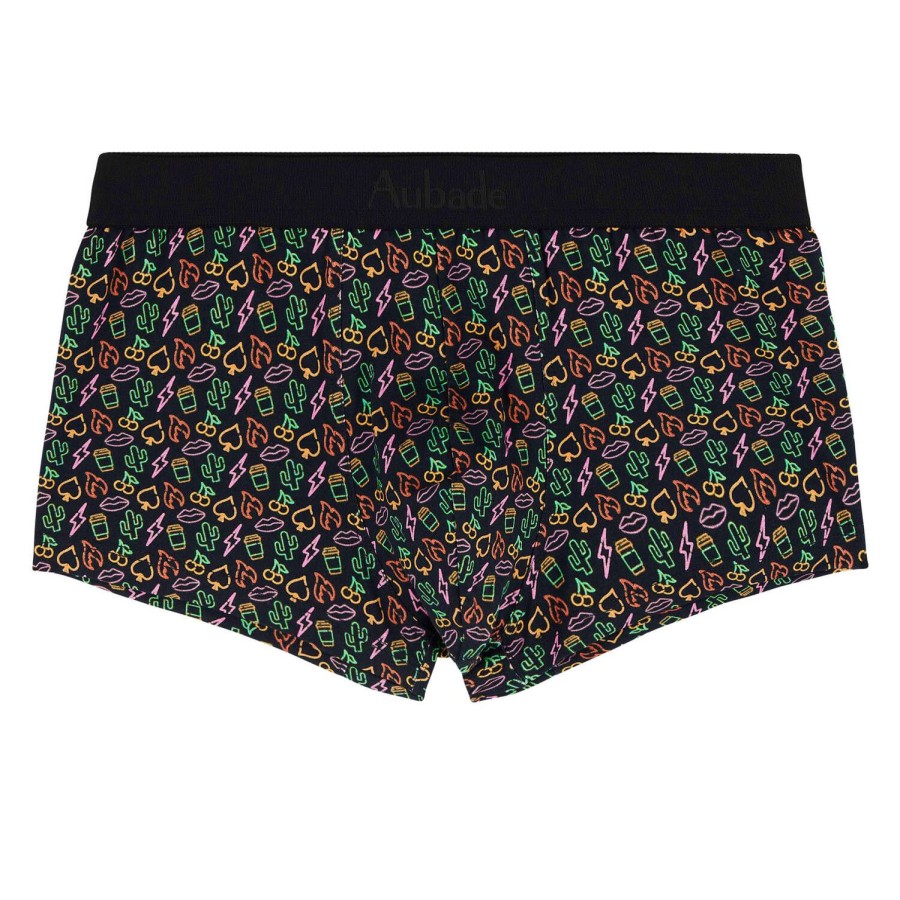 Homme Aubade Boxer Homme | Boxer Court Homme Neon Light